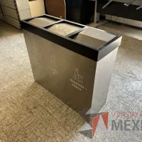 Lote 019 - Contenedor de basura con separación para 3 tipos de residuos - Imagen 4