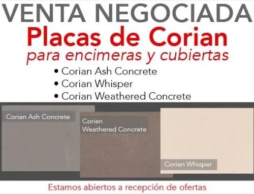 Venta Negociada – Cubiertas de Corian