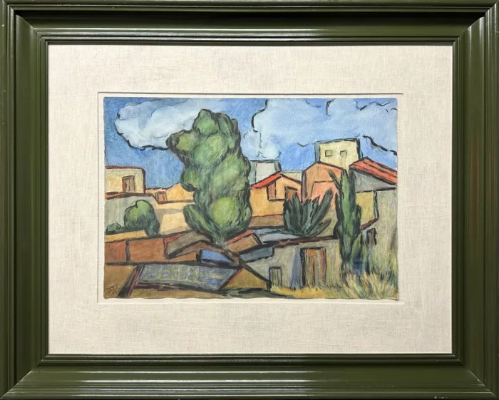 Lote 015 - Alfredo Zalce - Sin Título - Acuarela y gouache - Imagen 2