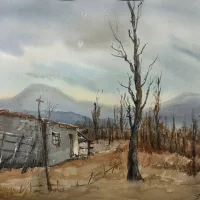 Lote 027 - Ignacio M. Beteta - Paisaje - Acuarela sobre papel