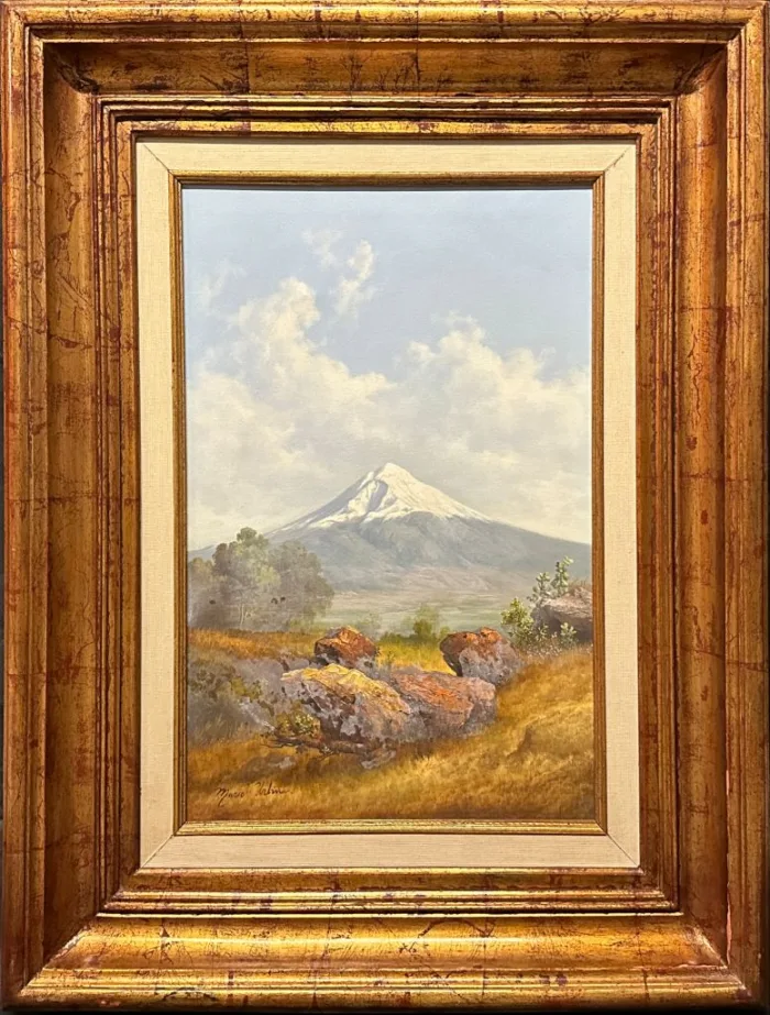 Lote 025 - Mario Urbina - Popocatépetl - Óleo sobre tela - Imagen 2