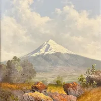 Lote 025 - Mario Urbina - Popocatépetl - Óleo sobre tela