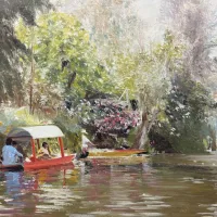 Lote 031 - Vicente Estrada - Xochimilco - Óleo sobre tela