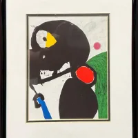 Lote 022 - Joan Miró - La Mangeuse (La Mangeliese) - Impresión en papel - Imagen 2