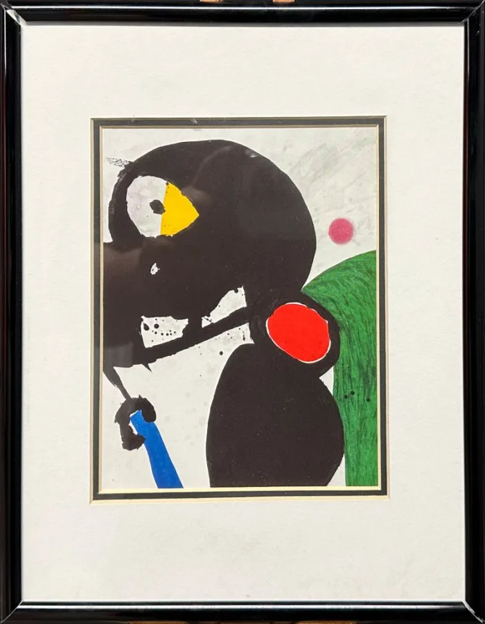 Lote 022 - Joan Miró - La Mangeuse (La Mangeliese) - Impresión en papel - Imagen 2