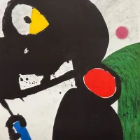 Lote 022 - Joan Miró - La Mangeuse (La Mangeliese) - Impresión en papel