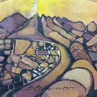 Lote 022 - Guillermo Ceniceros - Símbolos - Óleo sobre tela