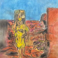 Lote 013 - Alfredo Zalce - Sin título - Acuarela y gouache sobre papel