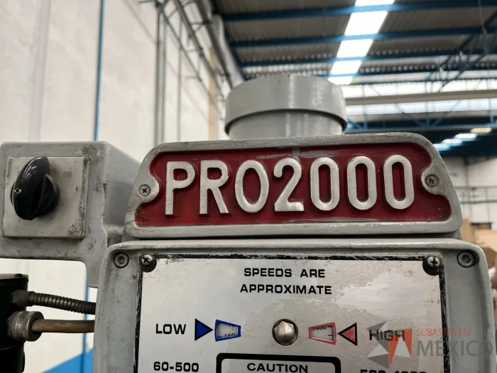 Lote 006 - Fresadora de metal - PRO 2000 - 21082-2REVA111325 - Imagen 2