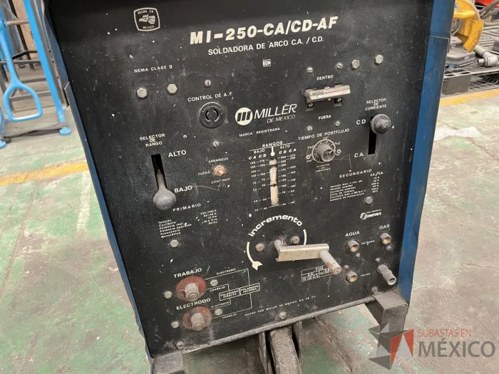 Lote 046 - Planta de soldar MILLER, Modelo: MI-250-CA/CD-AF - Imagen 14