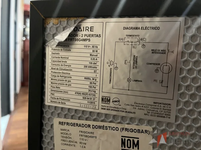 Lote 003 - Frigobar, FRIGIDAIRE - Imagen 8