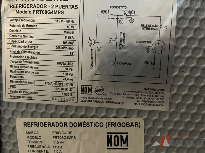 Lote 003 - Frigobar, FRIGIDAIRE - Imagen 10