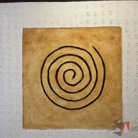 Lote 011 - Cuadro decorativo con marco de madera - Imagen 8