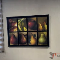 Lote 013 - Cuadro decorativo con marco de madera - Imagen 6