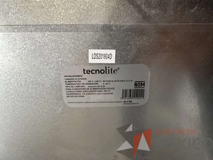Lote 057 - 2 Paneles LED Tecnolite 40PANLED65MVS Nuevos - Imagen 10