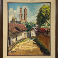 Lote 021 - Cuadro decorativo 40 x 50 cm