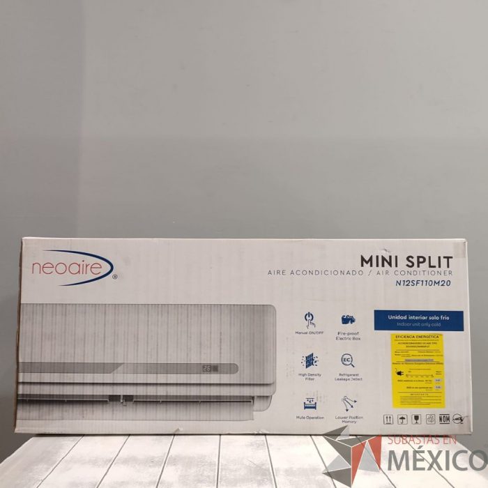 Lote 015 - MiniSplit Neoaire Standard N12SF110M20, 1 Ton, Frío, 110 Volts - Imagen 2