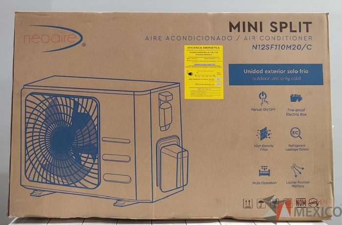 Lote 015 - MiniSplit Neoaire Standard N12SF110M20, 1 Ton, Frío, 110 Volts - Imagen 8