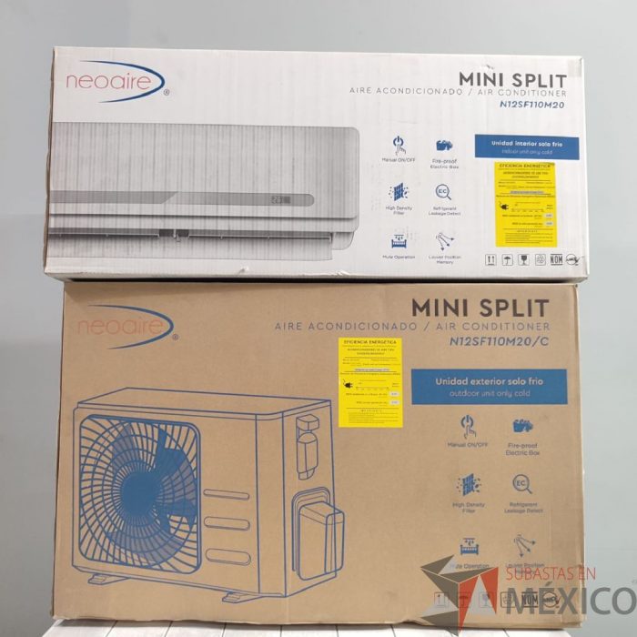 Lote 015 - MiniSplit Neoaire Standard N12SF110M20, 1 Ton, Frío, 110 Volts - Imagen 7