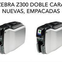 Lote 006 - 2 Impresoras de credenciales (doble cara) Zebra ZC300 - Nuevas en empaque original