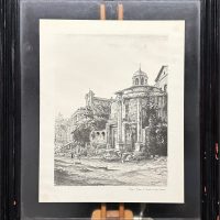 Lote 070 - Tempio di Romolo al Foro Romano - Impresión digital sobre papel - Imagen 2