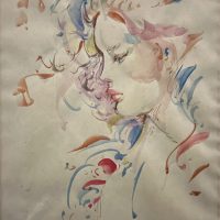 Lote 003 - Sylvia Pardo - Sin título - Acuarela sobre papel