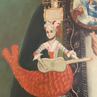 Lote 015 - Monja coronada de la orden concepcionista con escudo mariano (México). - Imagen 3