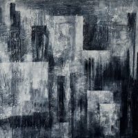 Lote 033 - Gabriela Barragán - Rascacielos, 2020 - Acrílico sobre tela