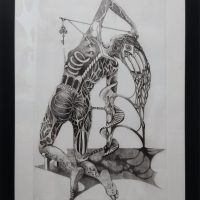 Lote 031 - Itzeel Reyes - La llave de la ciudad, 2015 - Estampa calcográfica sobre papel, estampación en hueco, grabado con punta seca, 5/30 - Imagen 2