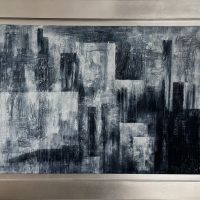 Lote 033 - Gabriela Barragán - Rascacielos, 2020 - Acrílico sobre tela - Imagen 3