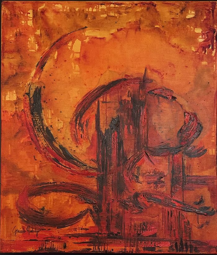 Lote 037 - Graciela Hidalgo - Fuerza del viento - Óleo sobre tela