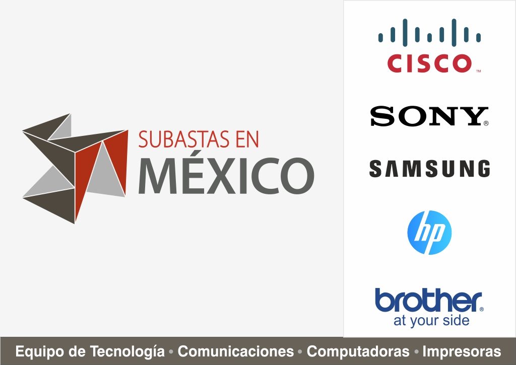Subasta IT Subastas en México - Cisco Sony HP – Agosto 2017