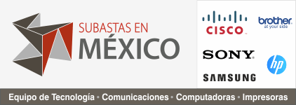 Subasta IT Subastas en México - Cisco Sony HP – Agosto 2017
